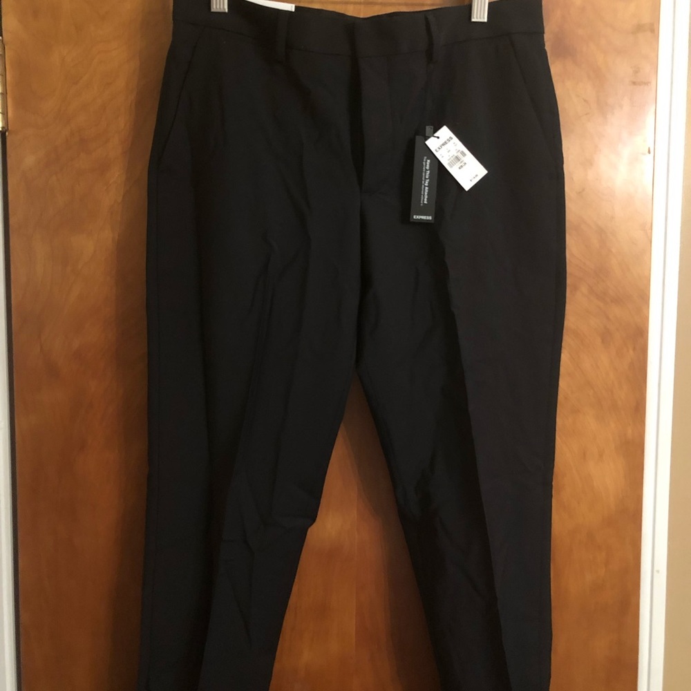 Express extra slim black suit pants